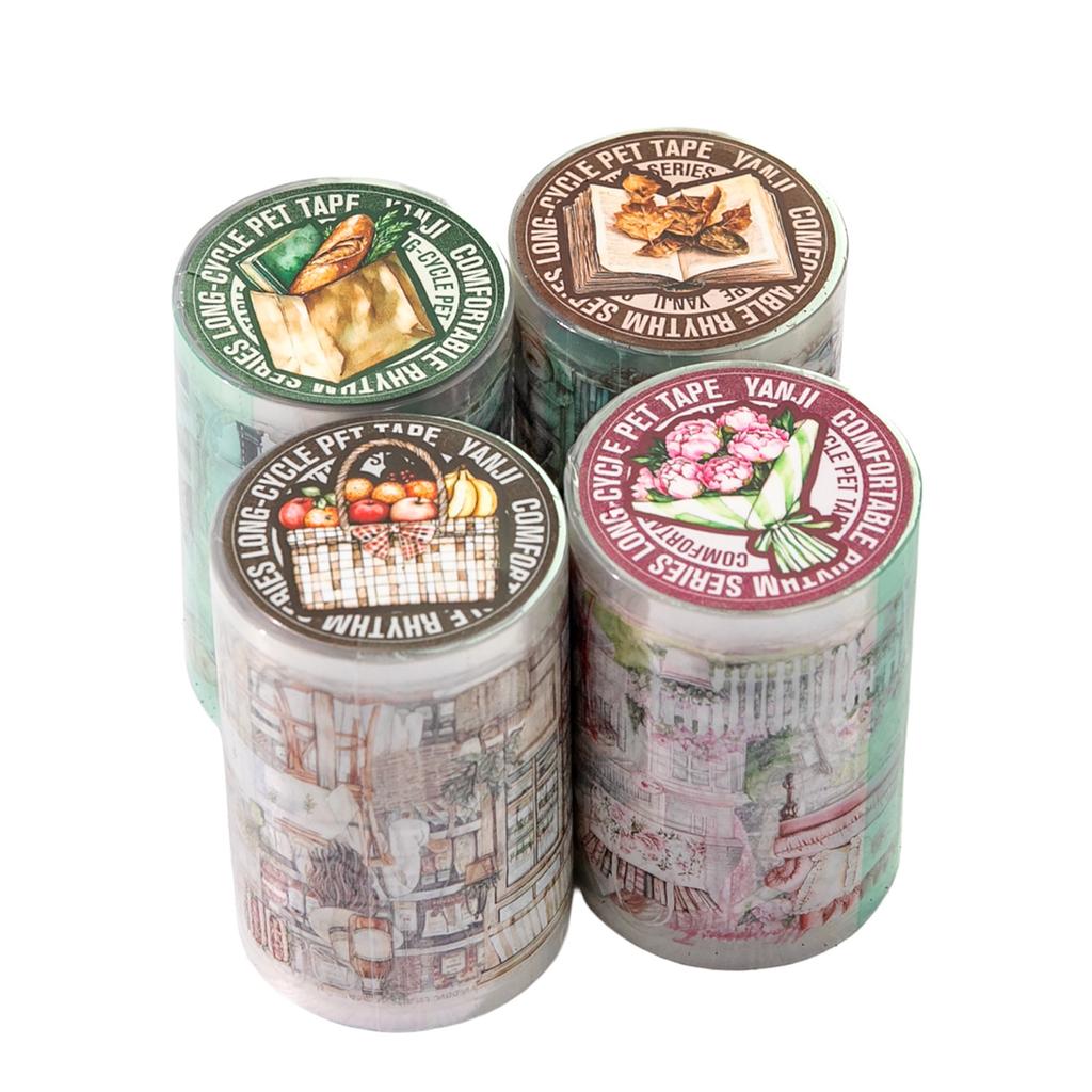 1pcs DIY Decoration Adhesive Tapes Japanese a comfortable rhythm Washi Tapes Masking Tapes stickers stationery