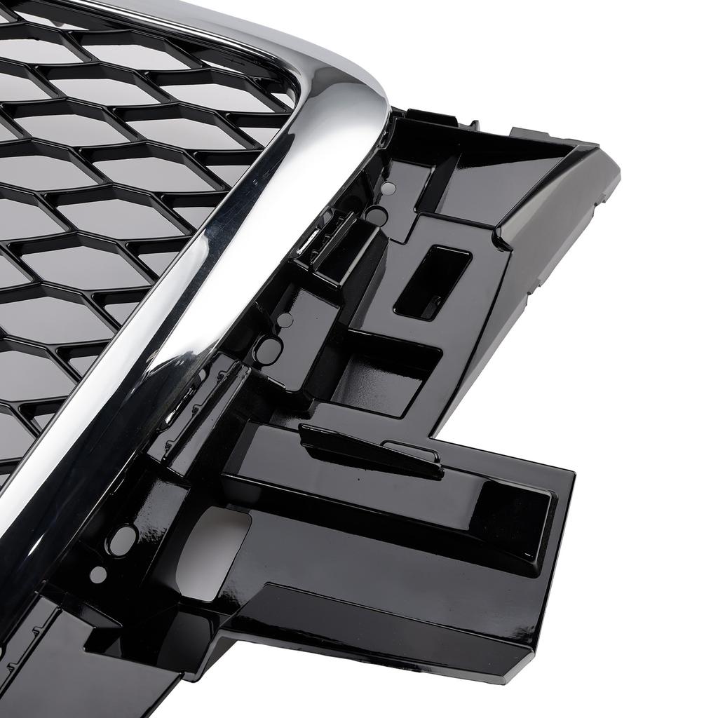 Chrome/Black Front Bumper Grill Grille 8R0853651B Fit Q5 2009-2012