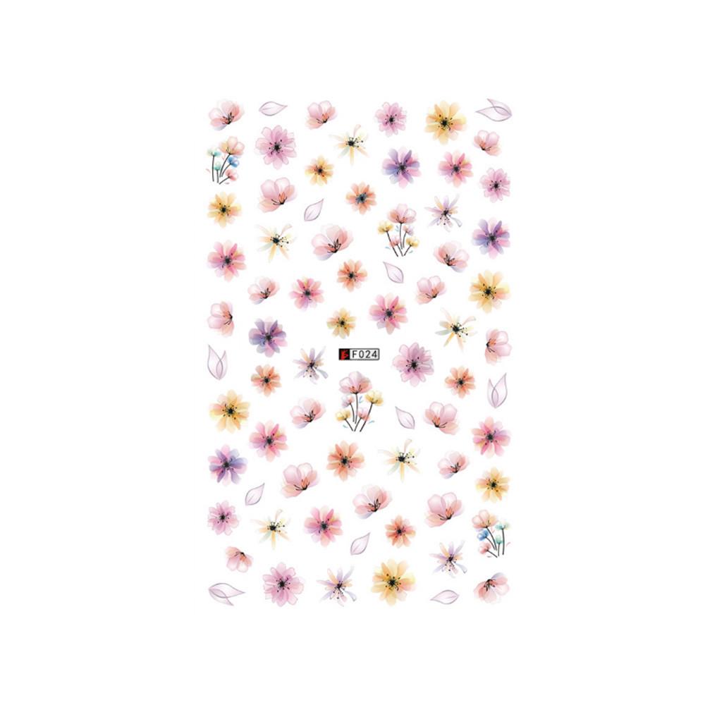 3D  Design  Foil Stickers Transfer Decal Tips Manicure DIY