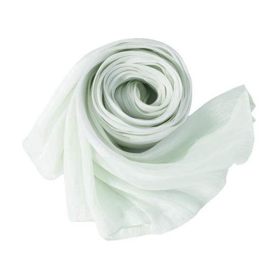 Women Turban Large Size Long Scarf Satin Crepe Fabric Breathable Soft Sheen Headscarf Vacation Photography Sun Protection Shawl