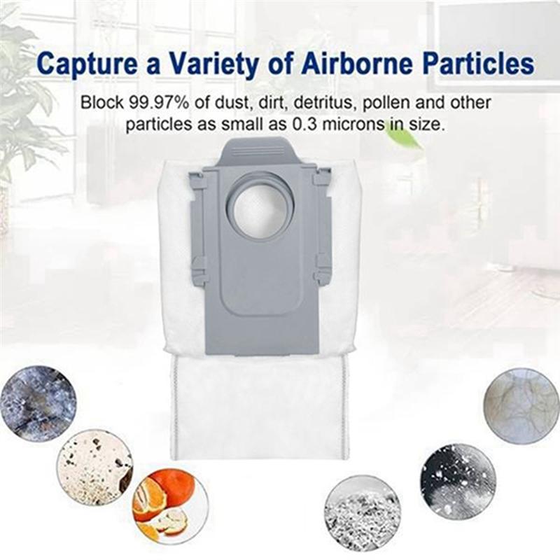 A84E-For Roborock Qrevo Slim Robot Mop Cloths Dust Bag Spare Part Vacuum Cleaner Replacement Parts