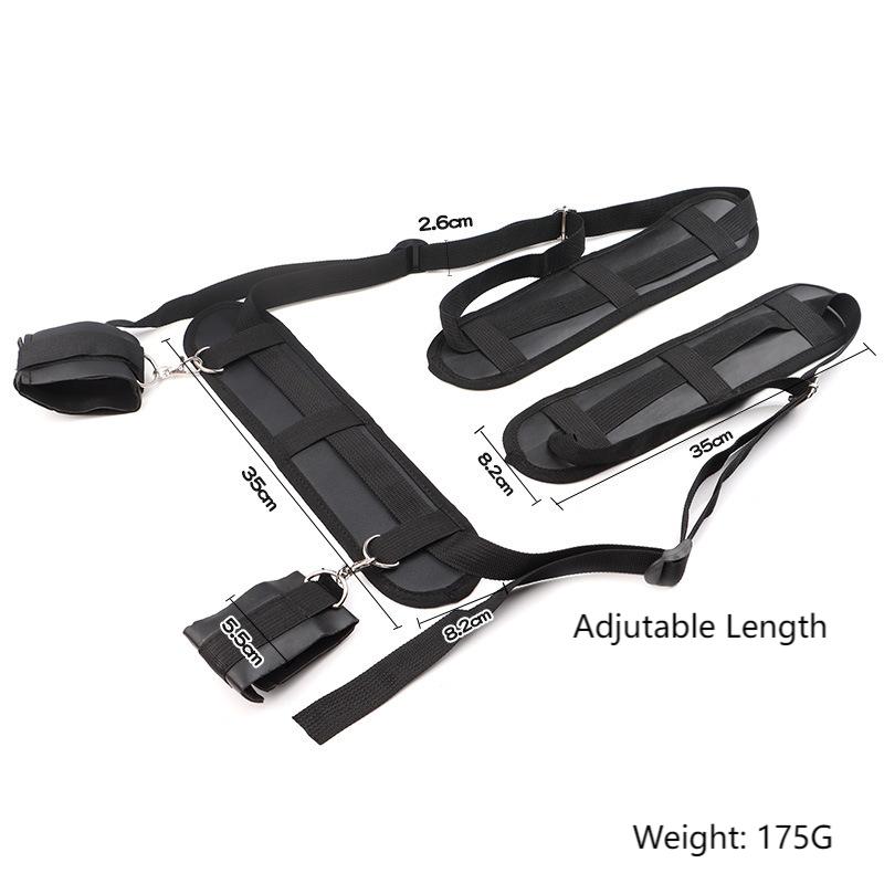 Open Leg  Restraint Adult Game Sex Toy SM Slave Bandage Kit Handcuff Leg Cuff Sex Strap Couple Bondage Accessory 18+ Sextoy