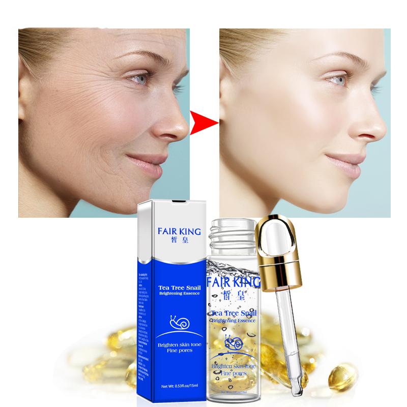 Snail Serum Face Essence Anti Wrinkle Face Care Anti Aging Collagen Whitening