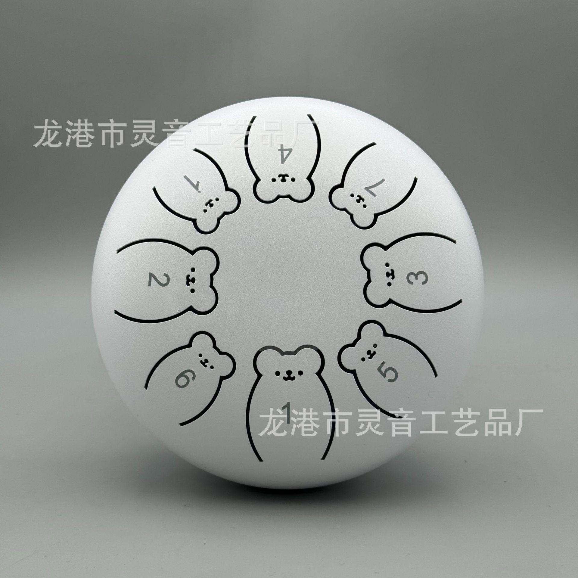 6-Inch Steel Tongue Drum, 8-Tone Percussion Instrument for Adults & Beginners