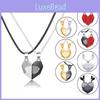 Magnetic Couple Lover Heart Pendant Charm Necklace Valentine's Gift