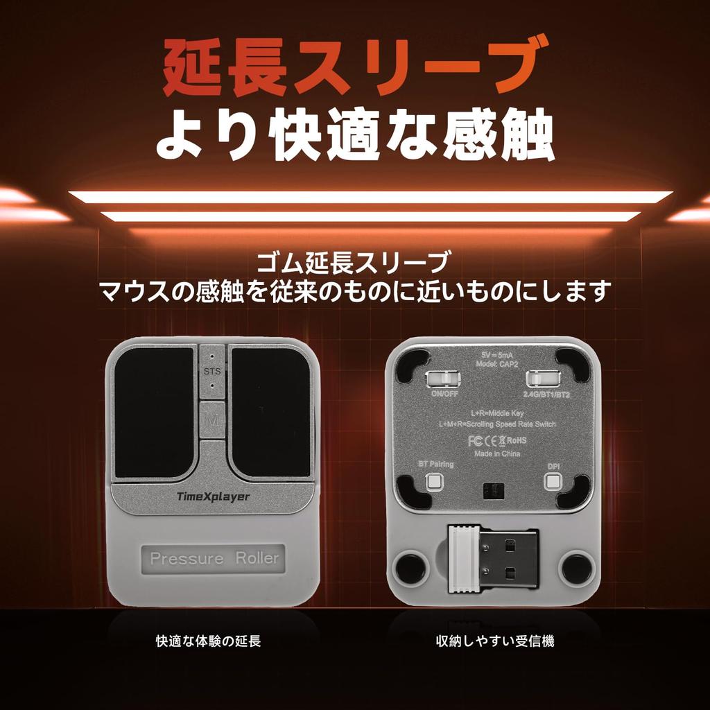 Mini Square Mouse - 2.4 GHz Wireless Connection, Dual Bluetooth Connection, Compatible with All Major Operating Systems - High-Precision Sensor,