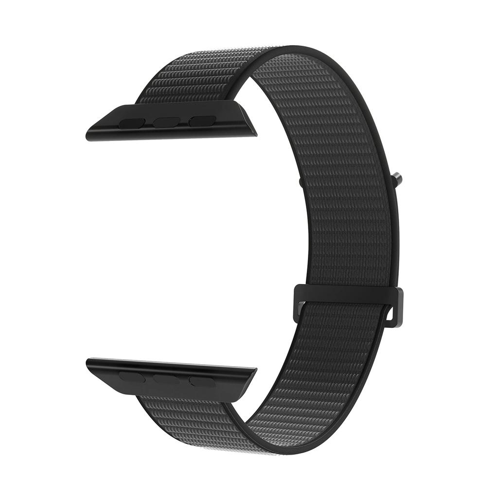 Pasek Nylonowy Puro Sport Do Apple Watch 38 / 40 / 41 Mm - Czarny