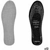 Semelles - BIGBUY HOME - Standard - Coton Latex - Découpable - 12 unités - Noir et Gris