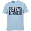 Cotton Short Sleeve Peaky Blinders T Shirt Men Summer Style Casual T-shirt  Printed Hombre Tops Homme Clothes F22