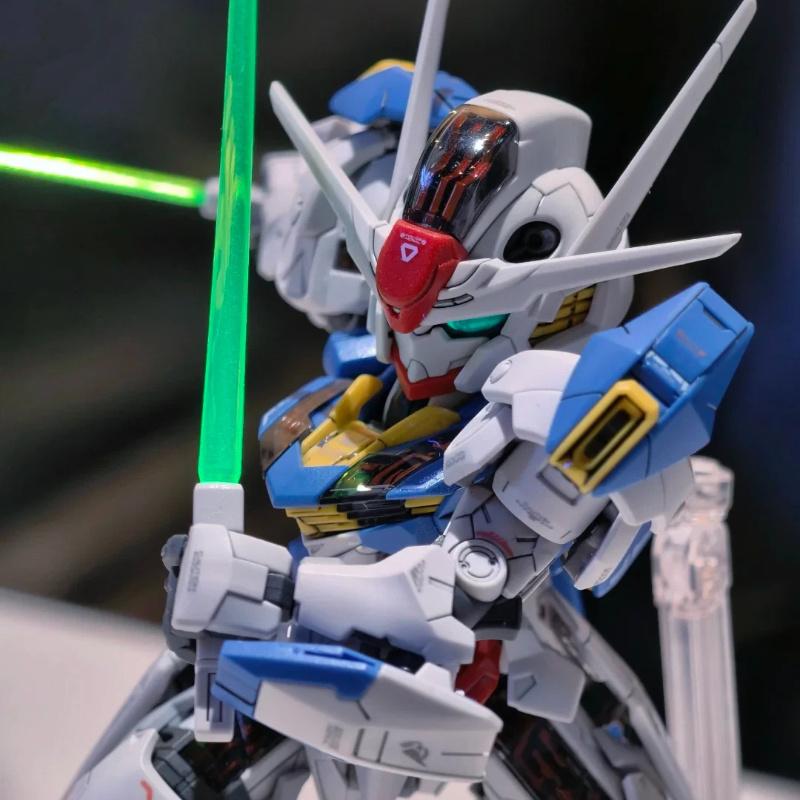 New SUPA MGSD Aerial SD Style Q Version Assembly Model Kit Action Figures Plastic Model Toys Desktop Ornament Collectible Gifts