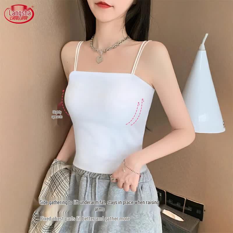 Langsha Women s Padded Camisole Tank Top XL