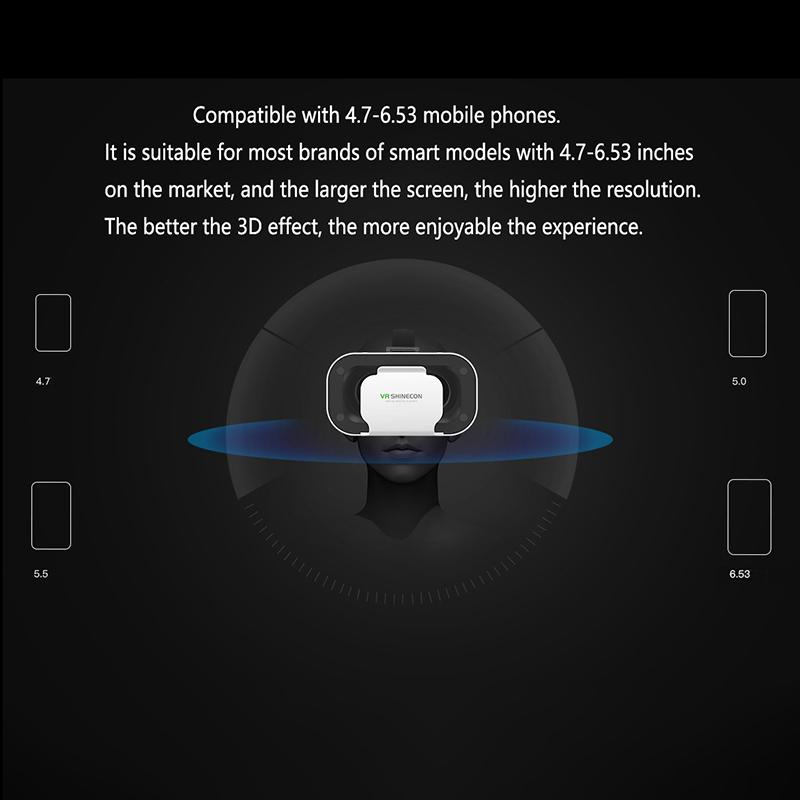 Glasses 3D Headset Virtual Reality Device Helmet Goggles Lenses Mobile Smartphone Smart Phone Cell Realidade Viar Vr
