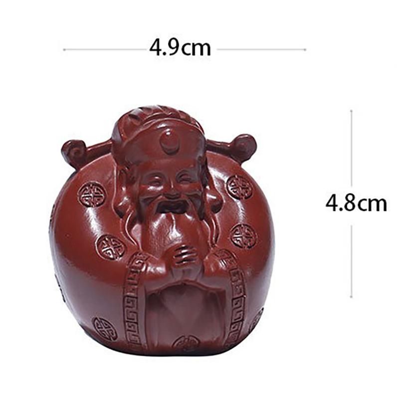 

Чай God of Wealth для домашних животных, креативная чайная игра ручной работы, чайный сервиз кунг-фу, элитное украшение для чайного стола, можно питать One Size красный