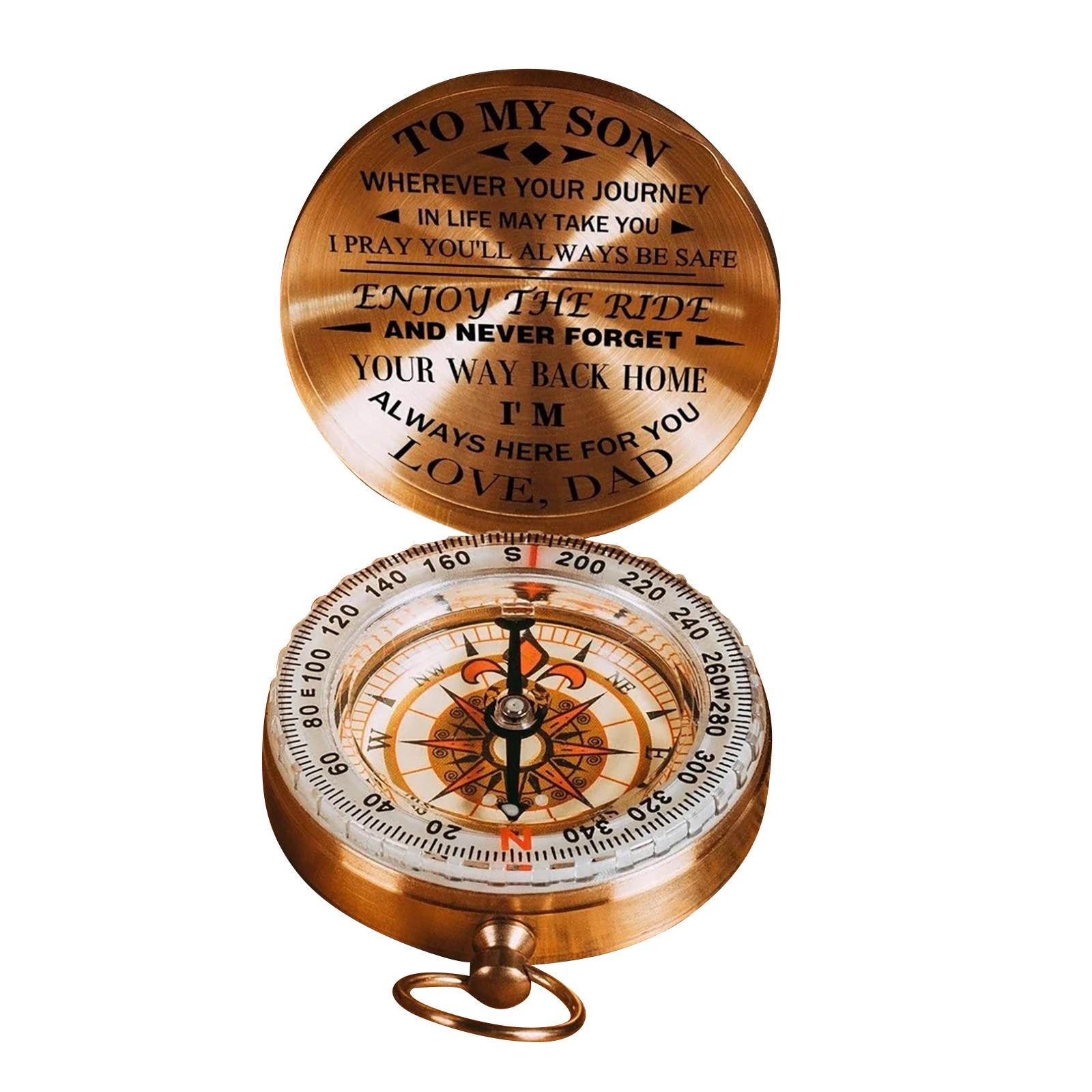 

Creative Multifunctional Compass Outdoor Mountaineering Gift From To Son