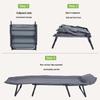 Portable Folding Single Bed for Office or Outdoor Use