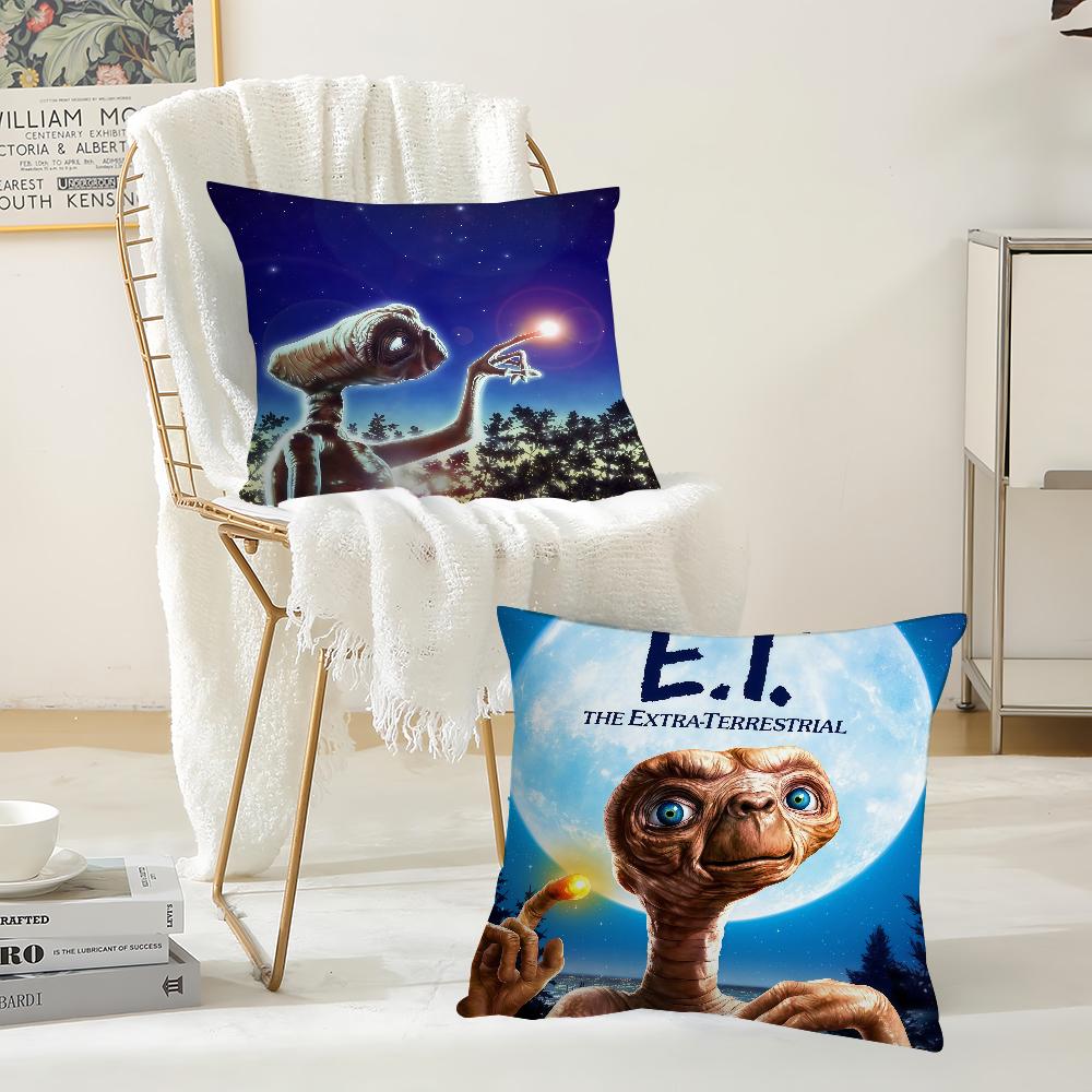 Cute Alien E Pillow Case Suitable For Bedrooms Living Rooms Cars Home Decoration