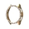 Bling Case For Samsung Galaxy Watch 6 44mm 40mm PC Hollow Frame Protective Double Diamond for Galaxy Watch 6 Case Accessories