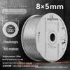 Zhuo Ji 8mm High-Pressure Transparent PU Air Hose for Air Compressors (Sizes: 4/6/10/12/14/16)