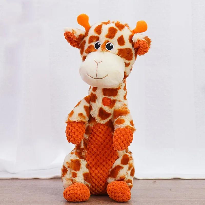 Squeaky Pet Toys designed for Medium Large Dogs Plush Puppy Big Dog Chew Toys Creatures Shape Dog Accessories Lion Design Dinosaur Pets Supplies