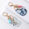 2pcs Acrylic Hedgehog Charm Keychain Bag Pendant Keys Holder Handbag Accessories