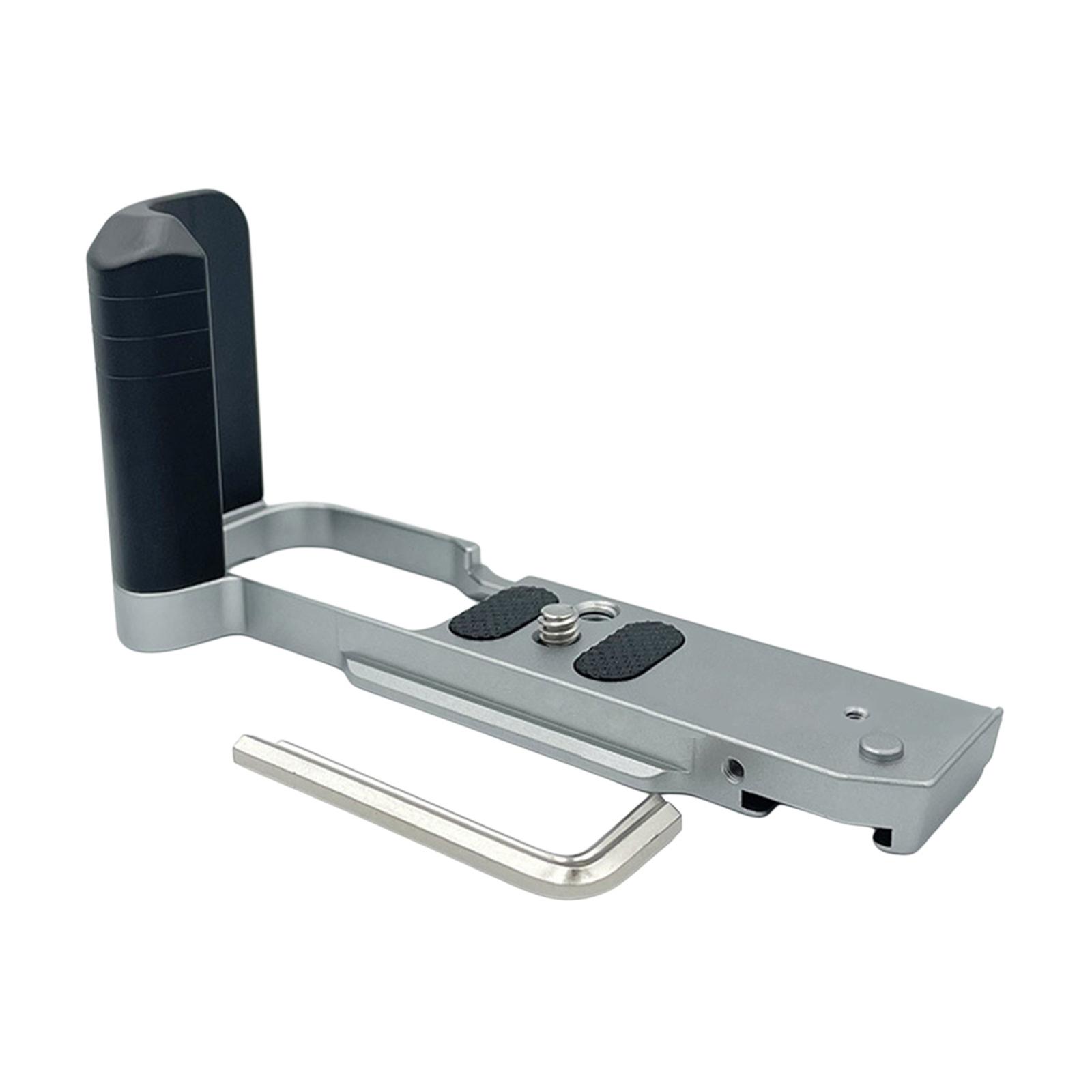 

Быстросъемный кронштейн L-образной формы для камеры ZFC с отверстием ArcaType 1/4 для горизонтальной/вертикальной съемки серебряный