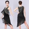 1920s Sequin Tassel Paisley Dress Girls Womens Costumes No Sleeve