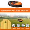 18Pcs Robot Mower Replacement Blade Stainless Steel Mower Cutter Blade Robotic Lawn Mowers Replacement for Worx Landroid