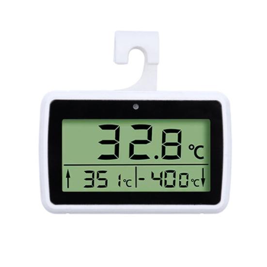 Yousheng Digitalt Kjøleskapstermometer LCD-skjerm Høy Presisjon Vanntett Magnetisk Hengende Kjøleskap Fryser Elektronisk Temperaturmåler
