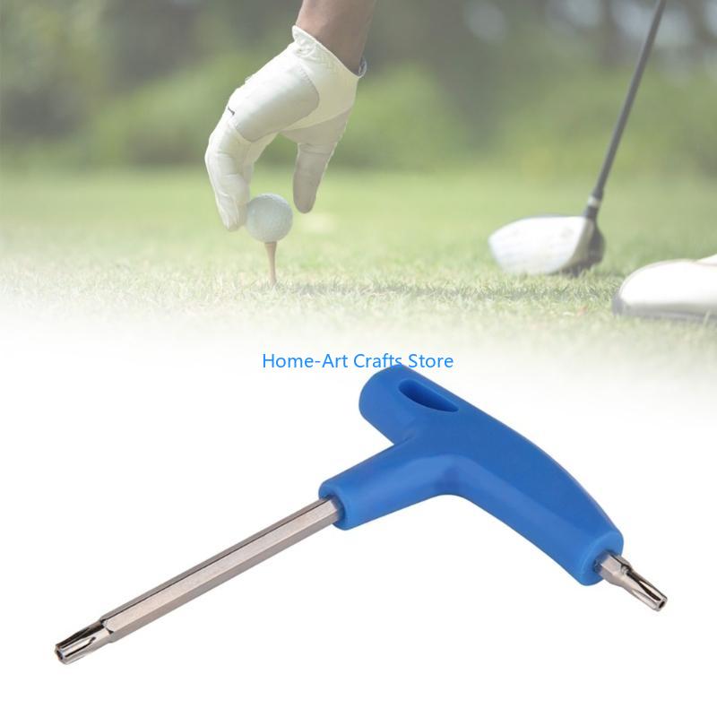 Y3NA Portable Stainless Steel Golf Wrench Spanner Maintenance Tool T20 T25 for Shaft Adapter Sleeve and Weight Adjustments