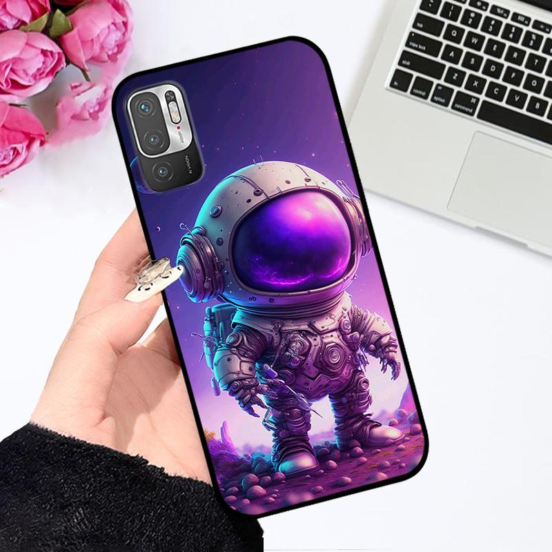For Redmi Note 10 5G Case M2103K19G Soft Silicone Phone Shell For Xiaomi Redmi Note 10 JE Shockproof Bumper Cover Coque Fundas
