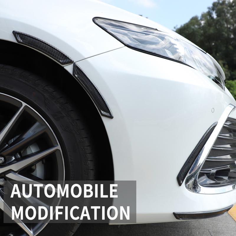 Car Front Rear Bumper Corner Protector Guard Car Wheel Eyebrownti-collision Edge Protection Decoration Strip Car Universal