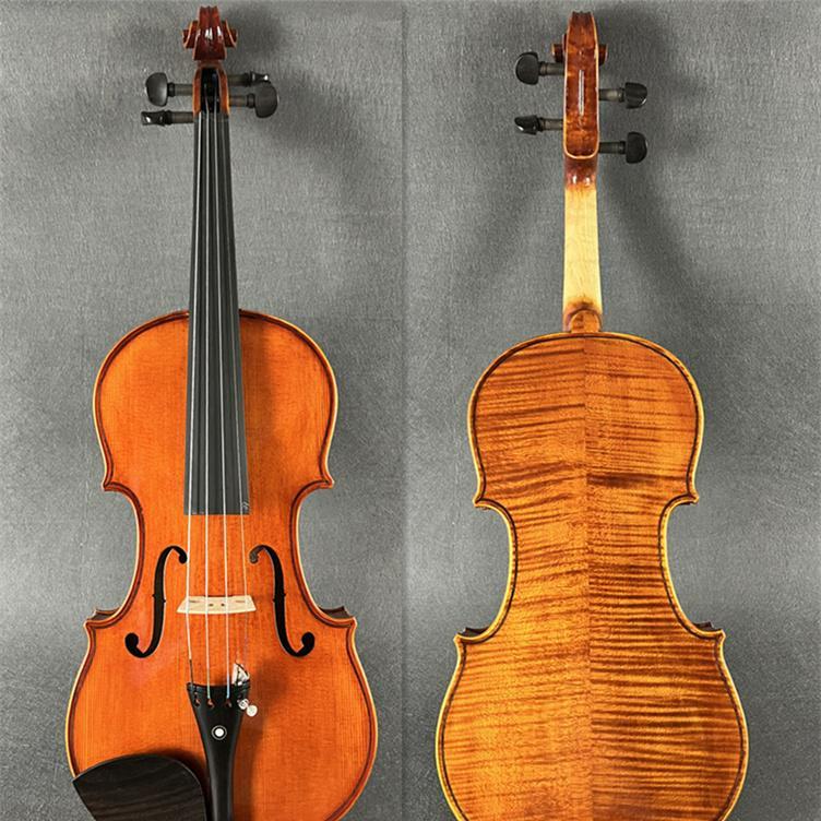 

АКТУАЛЬНОЕ ФОТО Старый желтый цвет лака 4/4 Ammoon Free Чехол для скрипки и аксессуары для скрипки смычка