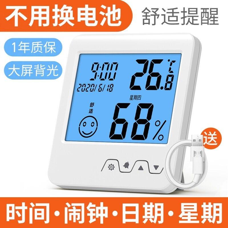 Thermometer for Home Use, Indoor Electronic High-Precision Temperature and Humidity Meter, Accurate Temperature and Humidity Display for Baby Room