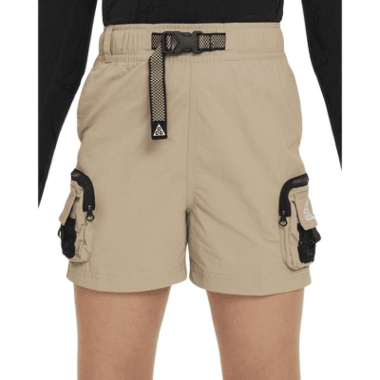 Nike Color Block Cargo Pocket Casual Shorts Kids Shorts Khaki FN9222247