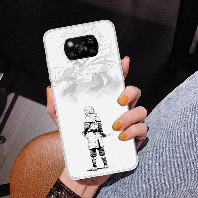 Vinland Saga Phone Case For Xiaomi Poco X7 X6 X5 Pro F7 Ultra Redmi 15C 15 13C 13 12C 12 10 10A 10C 9 9A 9C 9T Cover Poco X7 X6