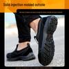 Lightweight Steel Toe Safety Work Shoes – Breathable, Slip-On, Anti-Smash, Anti-Puncture, Summer Foot Protection