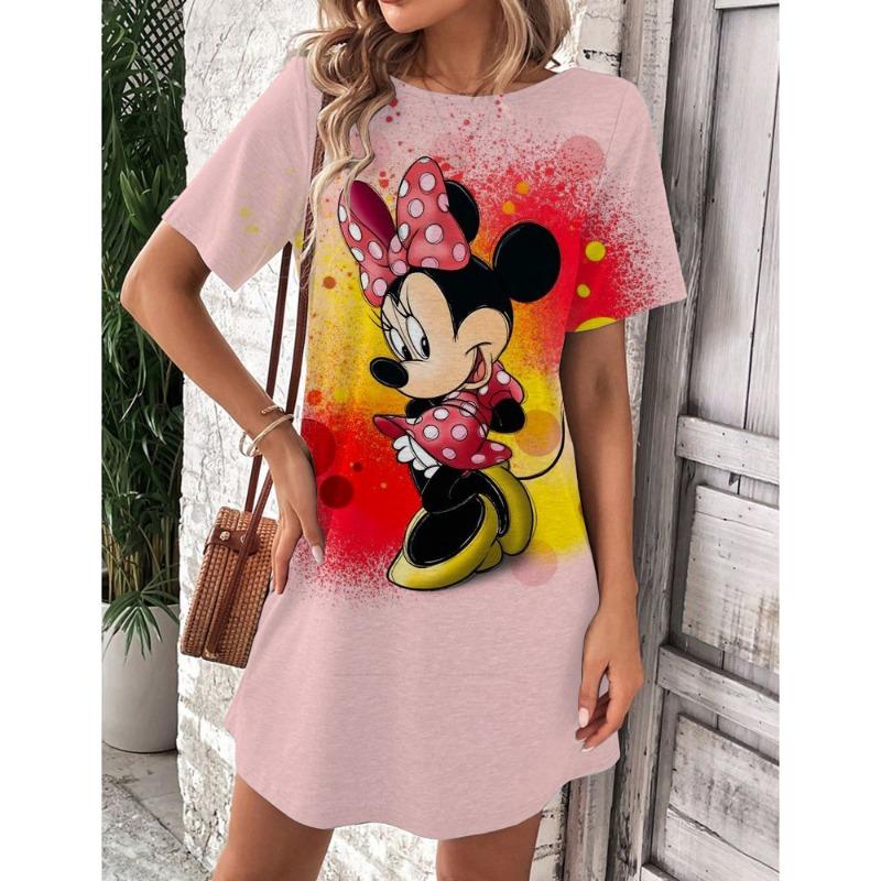 2025 Summer Animal Printed Dress Women's Short Sleeved Beach Sunwear Elegant Casual Party Dress