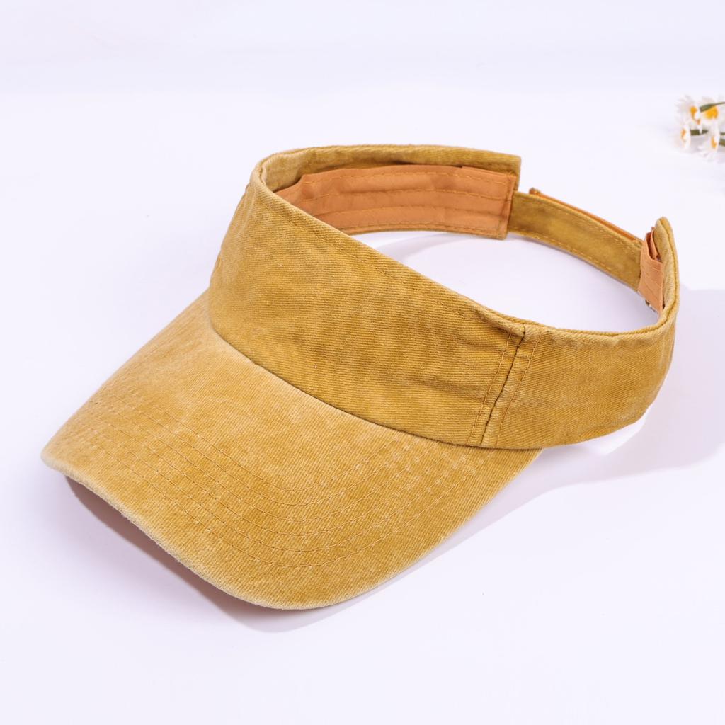 Fashion Washed Hollow Hat Casual Outdoor Shade Baseball Cap Labelable