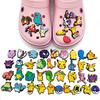 Pikachu Pokémon Série Crocs přívěsky - Roztomilé kreslené ozdoby na boty