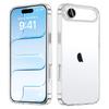 Shockproof Case for iPhone 17 Air Case Hybird Acrylic Clear Case for iPhone 17 Pro Max Soft Silicone edge Back Cover Fundas Capa