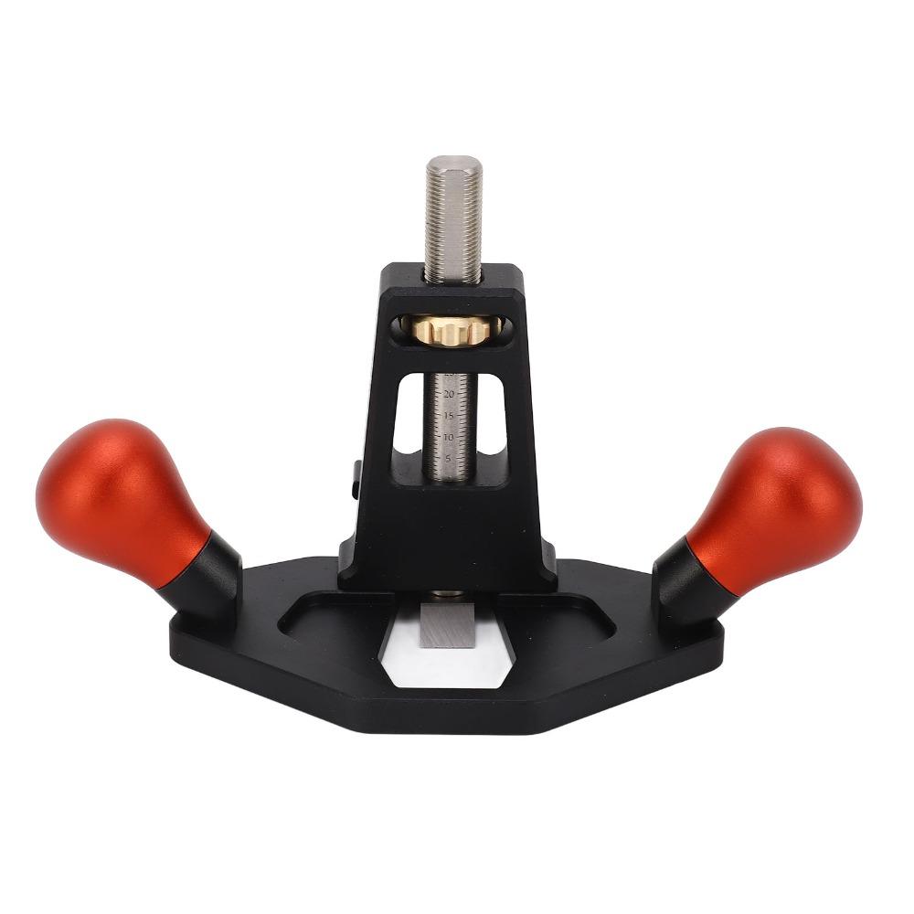 Quick Adjust Depth Woodworking Router Plane Depth Stop Trimming Plane Grooves Cutting