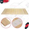 Wooden Bed Frame With Slats On A Mattress Strap 100 X 200 Cm