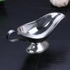 Stainless Steel Gravy and Sauce Boat - Black Pepper Sauce Pot, Non-Magnetic, Hotel Restaurant Supplies.