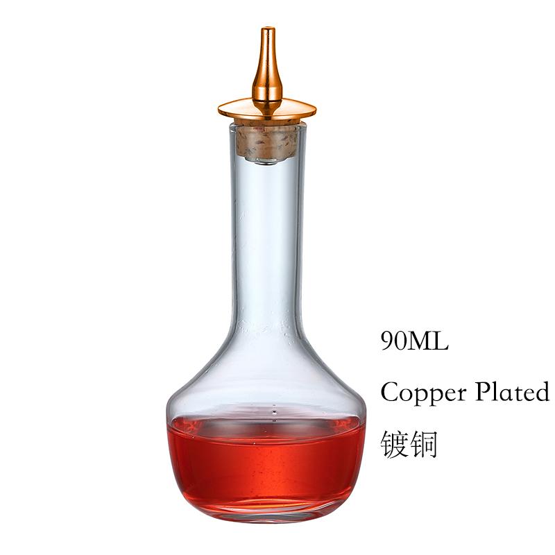 

Bitters Bottle - Glass Vintage Bottle, Decorative Bottles with Dash Top, Dasher Bottles for Making Cocktail Great For Bartender