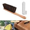Hand Broom with Soft Dense Bristles for Furniture and Car Dusting Brush Duster for Furniture, Drafting
