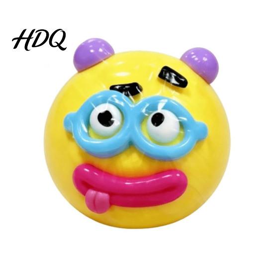 Sensory Stress Toy 1/2/5Pcs Dog Face Squeeze Toy Moldable Slow Rise Cartoon Expression Relaxation Hand Ball Relaxing Anxiety Relieving Fidget