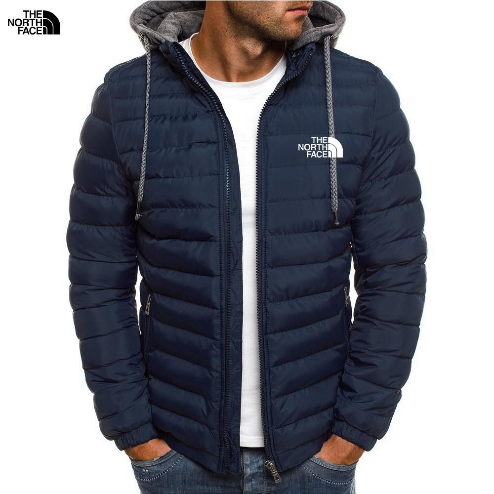 Korean Style Men's Casual Warm Hooded Cotton Jacket - Outdoor Cotton-padded Outerwear