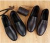 2018 Men's Genuine Leather Casual Non-slip Loafers with Soft Sole Breathable Cowhide