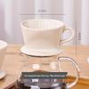 Oeny Ceramic Fan-shaped Pour Over Coffee Dripper