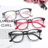 Fashionable Reading Glasses Men Women HD Lens Round Frames Presbyopic Eyeglasses +1.0 To +4.0 Ultralight Eyewear Reading Glasses